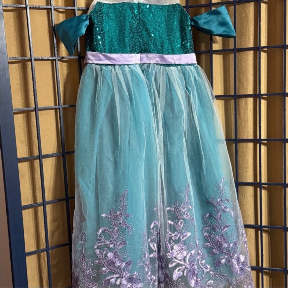 ✨ Little Mermaid Ariel-Inspired Costume Dress (Girls) size 140 (10/12) - Picture 3 of 7